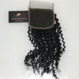4*4 deep curly lace closure